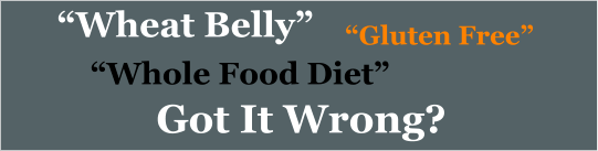 “Wheat Belly” “Whole Food Diet” Got It Wrong? “Gluten Free”